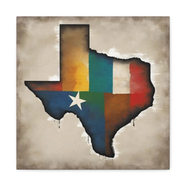Texas Canvas Gallery Wraps &#8211; Texas Office Living Room Wall Decor Bedroom Home Canvas Art &#8211; Housewarming Gifts &#8211; TX New Home Gifts