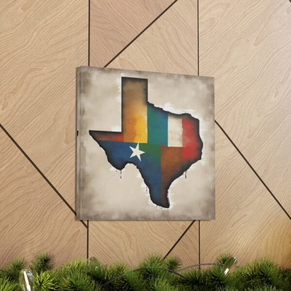 Texas Canvas Gallery Wraps &#8211; Texas Office Living Room Wall Decor Bedroom Home Canvas Art &#8211; Housewarming Gifts &#8211; TX New Home Gifts