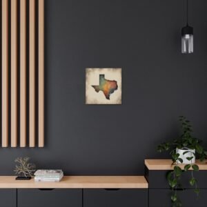 Texas Canvas Gallery Wraps &#8211; Texas Office Living Room Bedroom Wall Decor Home Canvas Art &#8211; Housewarming Gifts &#8211; TX New Home Gifts