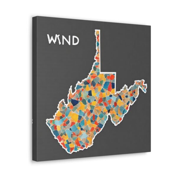 West Virginia Canvas Gallery Wraps &#8211; West Virginia Living Room Wall Decor Bedroom Office  Home Canvas Art &#8211; Housewarming Gifts &#8211; WV Gifts