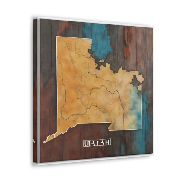 Utah Canvas Gallery Wraps &#8211; Utah Living Room Bedroom Office Wall Decor Home Canvas Art &#8211; Housewarming Gifts &#8211; UT New Home Gifts
