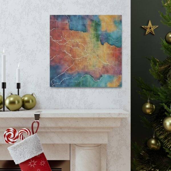 Utah Canvas Gallery Wraps &#8211; Utah Living Room Office Bedroom Wall Decor Home Canvas Art &#8211; Housewarming Gifts &#8211; UT New Home Gifts