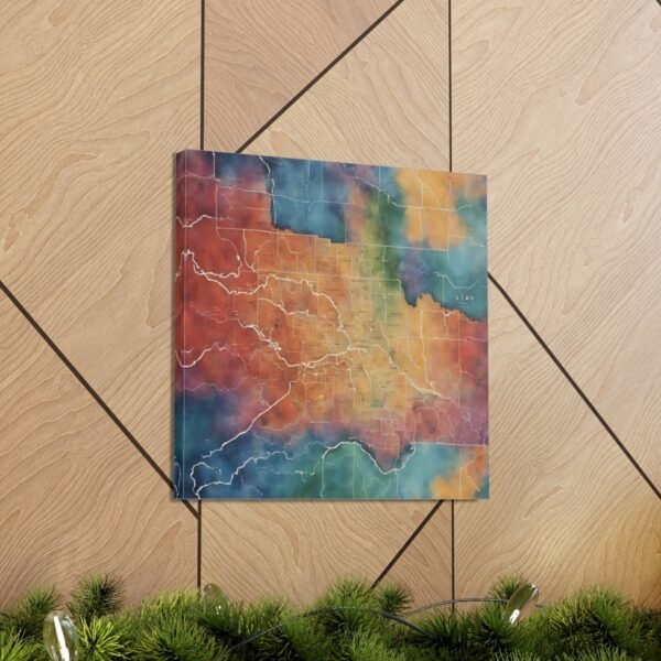 Utah Canvas Gallery Wraps &#8211; Utah Living Room Office Bedroom Wall Decor Home Canvas Art &#8211; Housewarming Gifts &#8211; UT New Home Gifts