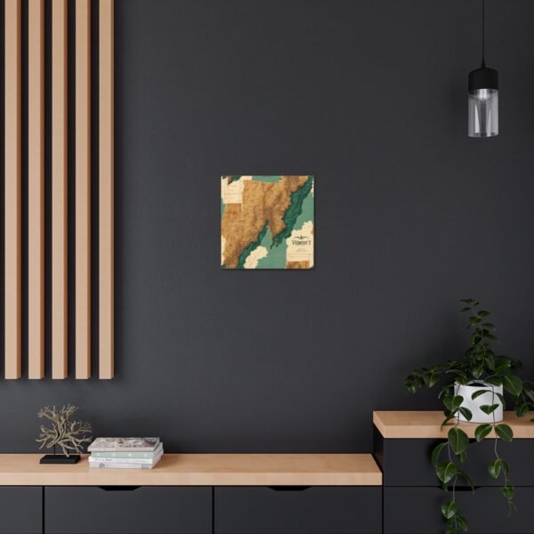 Vermont Canvas Gallery Wraps &#8211; Vermont Living Room Bedroom Office Wall Decor Home Canvas Art &#8211; Housewarming Gifts &#8211; VT New Home Gifts