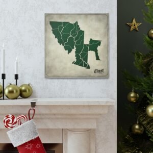 Vermont Canvas Gallery Wraps &#8211; Vermont Living Room Bedroom Wall Decor Office Home Canvas Art &#8211; Housewarming Gifts &#8211; VT New Home Gifts