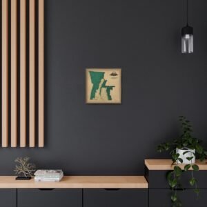 Vermont Canvas Gallery Wraps &#8211; Vermont Living Room Wall Decor Bedroom Office Home Canvas Art &#8211; Housewarming Gifts &#8211; VT New Home Gifts