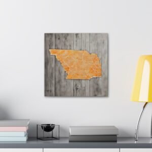 Tennessee Canvas Gallery Wraps &#8211; Tennessee Living Room Wall Decor Bedroom Office Home Canvas Art &#8211; Housewarming Gifts &#8211; TN New Home Gifts