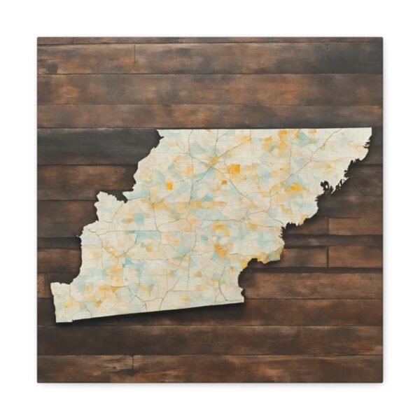 Tennessee Canvas Gallery Wraps &#8211; Tennessee Living Room Office Wall Decor Bedroom Home Canvas Art &#8211; Housewarming Gifts &#8211; TN New Home Gifts