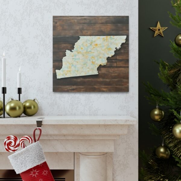 Tennessee Canvas Gallery Wraps &#8211; Tennessee Living Room Office Wall Decor Bedroom Home Canvas Art &#8211; Housewarming Gifts &#8211; TN New Home Gifts