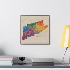 Tennessee Canvas Gallery Wraps &#8211; Tennessee Living Room Wall Decor Office Bedroom Home Canvas Art &#8211; Housewarming Gifts &#8211; TN New Home Gifts