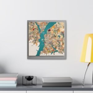Washington Canvas Gallery Wraps &#8211; Washington Living Room Wall Decor Office Bedroom Home Canvas Art &#8211; Housewarming Gifts &#8211; WA New Home Gifts