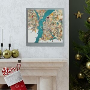 Washington Canvas Gallery Wraps &#8211; Washington Living Room Wall Decor Office Bedroom Home Canvas Art &#8211; Housewarming Gifts &#8211; WA New Home Gifts