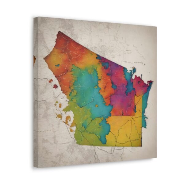 Washington Canvas Gallery Wraps &#8211; Washington Living Room Office Wall Decor Bedroom Home Canvas Art &#8211; Housewarming Gifts &#8211; WA New Home Gifts