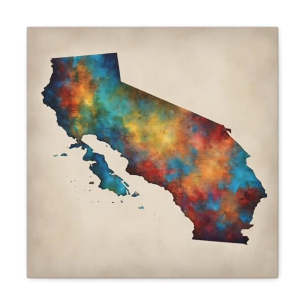 California Canvas Gallery Wraps &#8211; California Living Room Home Office Bedroom Wall Decor Canvas Art &#8211; Housewarming Gifts &#8211; CA New Home Gifts