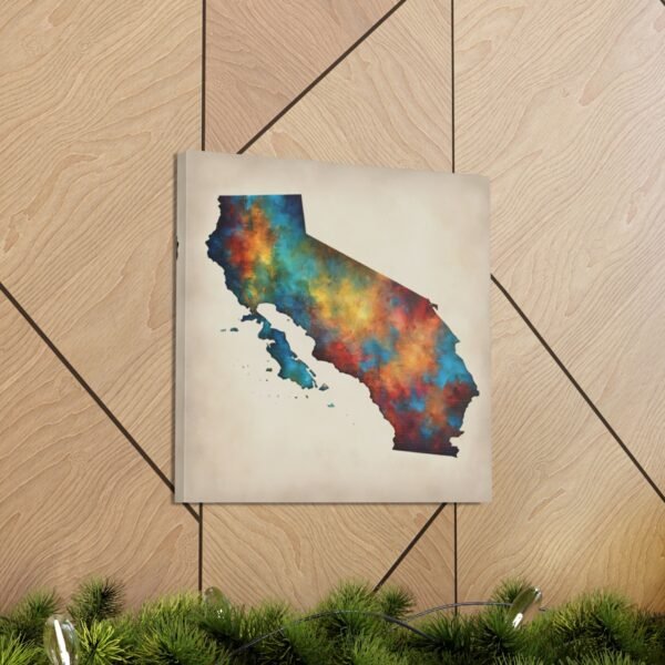 California Canvas Gallery Wraps &#8211; California Living Room Home Office Bedroom Wall Decor Canvas Art &#8211; Housewarming Gifts &#8211; CA New Home Gifts