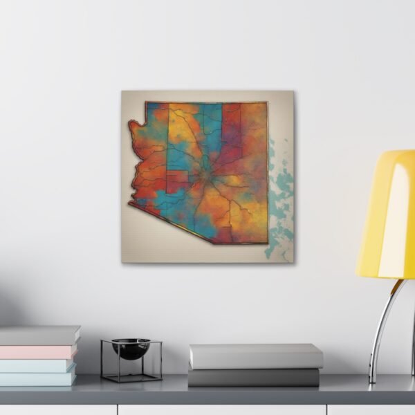 Arizona Canvas Gallery Wraps &#8211; Arizona Living Room Home Office Bedroom Wall Decor Canvas Art &#8211; Housewarming Gifts &#8211; AZ New Home Gifts