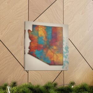 Arizona Canvas Gallery Wraps &#8211; Arizona Living Room Home Office Bedroom Wall Decor Canvas Art &#8211; Housewarming Gifts &#8211; AZ New Home Gifts