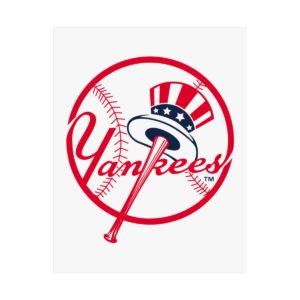 MLB Team Logos New York Yankees Painting Bedroom Living Room Wall Art Décor Matte Vertical Posters