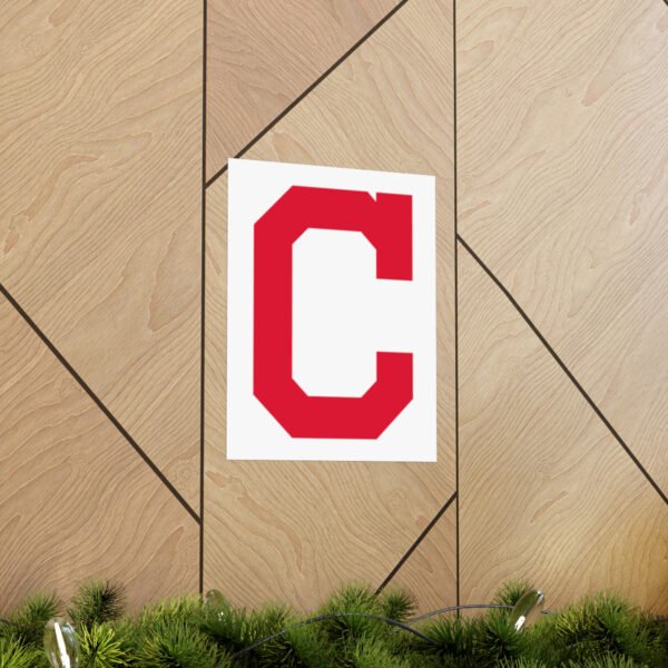MLB Team Logos Cleveland Guardians Painting Bedroom Living Room Wall Art Décor Matte Vertical Posters
