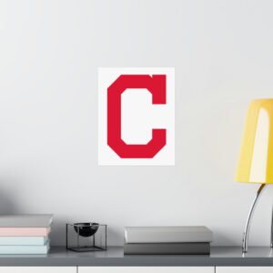 MLB Team Logos Cleveland Guardians Painting Bedroom Living Room Wall Art Décor Matte Vertical Posters