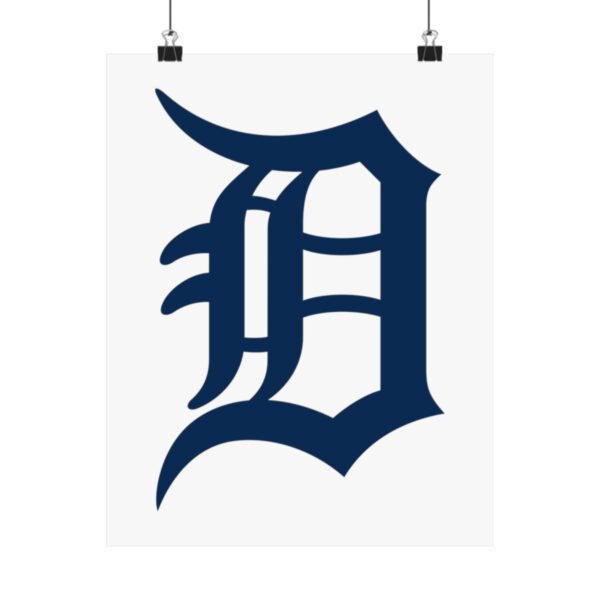 MLB Team Logos Detroit Tigers Painting Bedroom Living Room Wall Art Décor Matte Vertical Posters