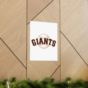 MLB Team Logos San Francisco Giants Painting Bedroom Living Room Wall Art Décor Matte Vertical Posters