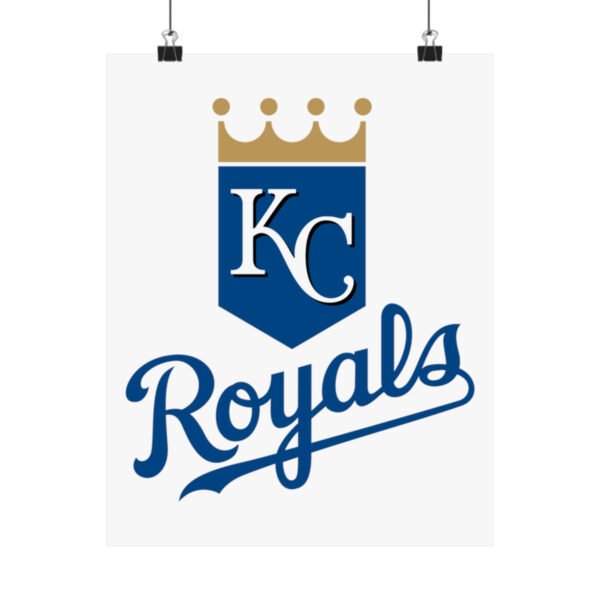 MLB Team Logos Kansas City Royals Painting Bedroom Living Room Wall Art Décor Matte Vertical Posters