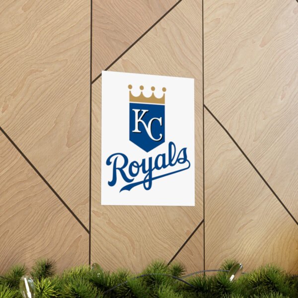 MLB Team Logos Kansas City Royals Painting Bedroom Living Room Wall Art Décor Matte Vertical Posters