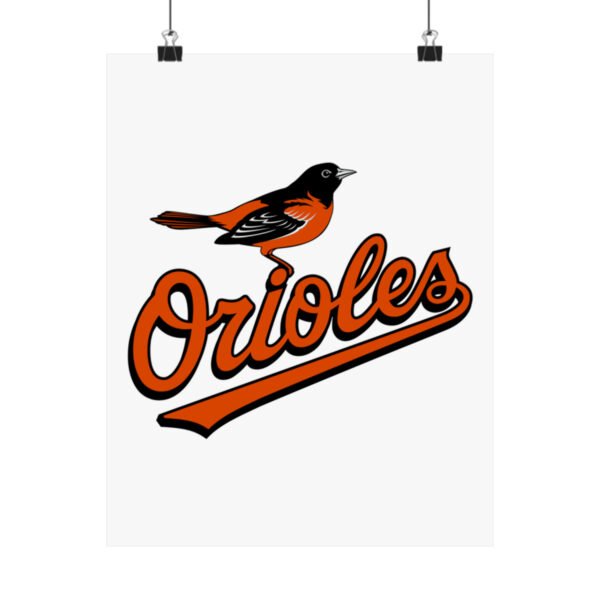 MLB Team Logos Baltimore Orioles Painting Bedroom Living Room Wall Art Décor Matte Vertical Posters