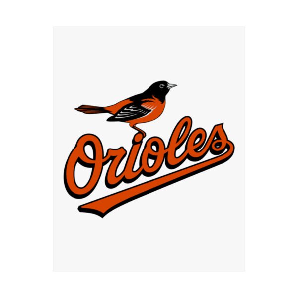 MLB Team Logos Baltimore Orioles Painting Bedroom Living Room Wall Art Décor Matte Vertical Posters