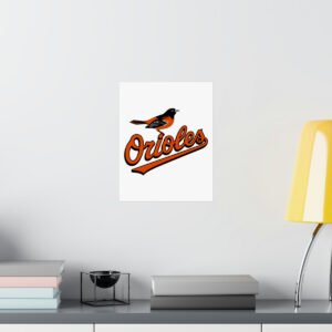 MLB Team Logos Baltimore Orioles Painting Bedroom Living Room Wall Art Décor Matte Vertical Posters