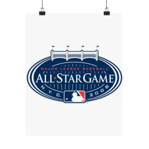 MLB Team Logos All-Star Game Painting Bedroom Living Room Wall Art Décor Matte Vertical Posters