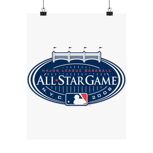 MLB Team Logos All-Star Game Painting Bedroom Living Room Wall Art Décor Matte Vertical Posters