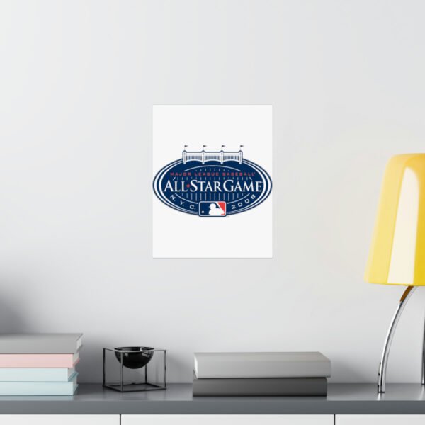 MLB Team Logos All-Star Game Painting Bedroom Living Room Wall Art Décor Matte Vertical Posters