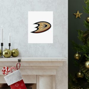 NHL Team Logos Anaheim Ducks Painting Bedroom Living Room Wall Art Décor Matte Vertical Posters
