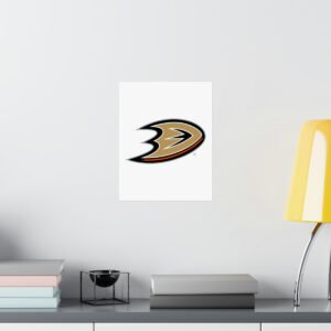 NHL Team Logos Anaheim Ducks Painting Bedroom Living Room Wall Art Décor Matte Vertical Posters