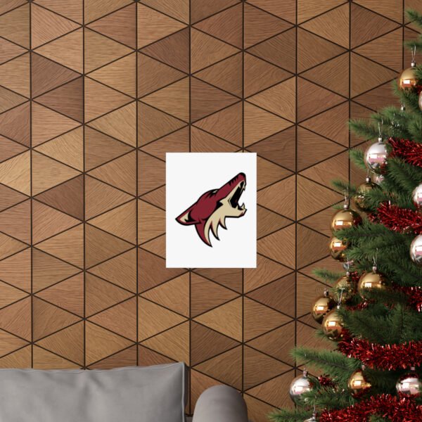NHL Team Logos Arizona Coyotes Painting Bedroom Living Room Wall Art Décor Matte Vertical Posters