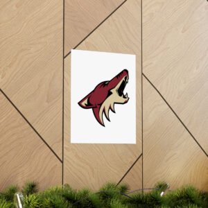 NHL Team Logos Arizona Coyotes Painting Bedroom Living Room Wall Art Décor Matte Vertical Posters