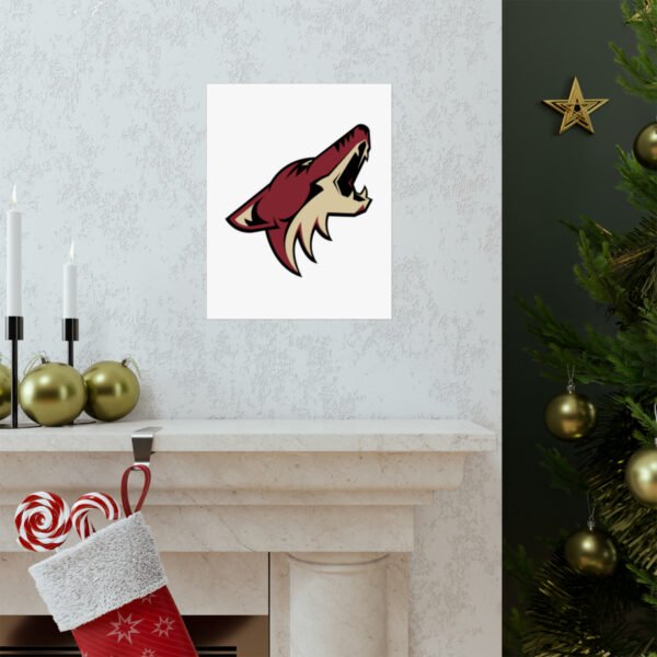 NHL Team Logos Arizona Coyotes Painting Bedroom Living Room Wall Art Décor Matte Vertical Posters
