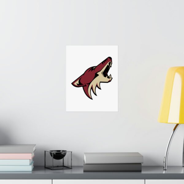 NHL Team Logos Arizona Coyotes Painting Bedroom Living Room Wall Art Décor Matte Vertical Posters