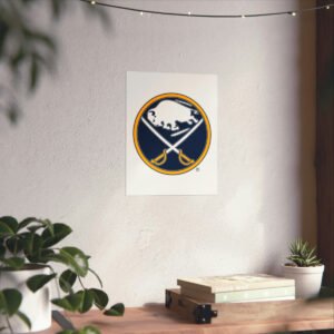 NHL Team Logos Buffalo Sabres Painting Bedroom Living Room Wall Art Décor Matte Vertical Posters