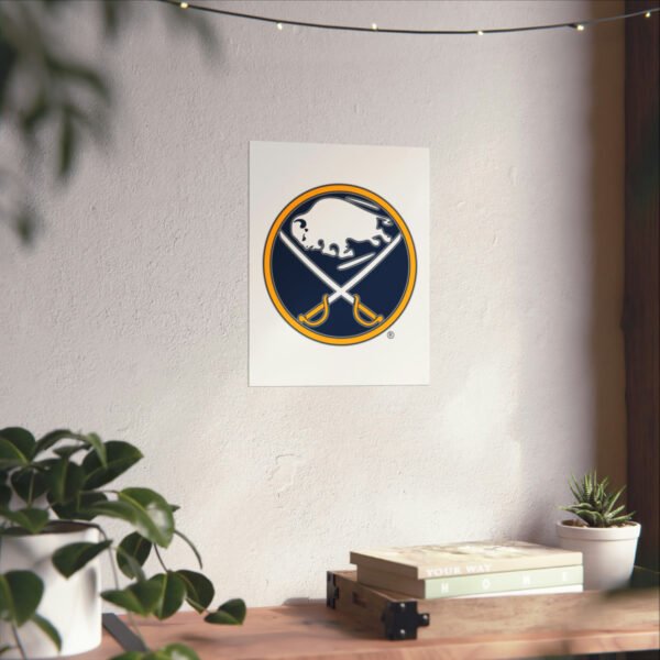 NHL Team Logos Buffalo Sabres Painting Bedroom Living Room Wall Art Décor Matte Vertical Posters