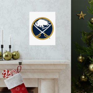 NHL Team Logos Buffalo Sabres Painting Bedroom Living Room Wall Art Décor Matte Vertical Posters