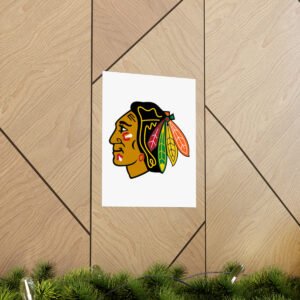 NHL Team Logos Chicago Blackhawks Painting Bedroom Living Room Wall Art Décor Matte Vertical Posters