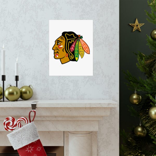 NHL Team Logos Chicago Blackhawks Painting Bedroom Living Room Wall Art Décor Matte Vertical Posters