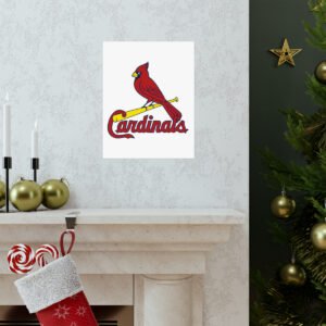 MLB Team Logos St. Louis Cardinals Painting Bedroom Living Room Wall Art Décor Matte Vertical Posters