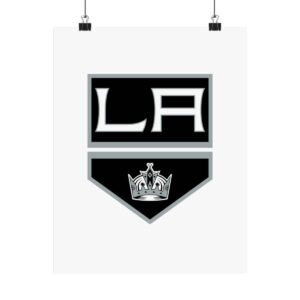 NHL Team Logos Los Angeles Kings Painting Bedroom Living Room Wall Art Décor Matte Vertical Posters