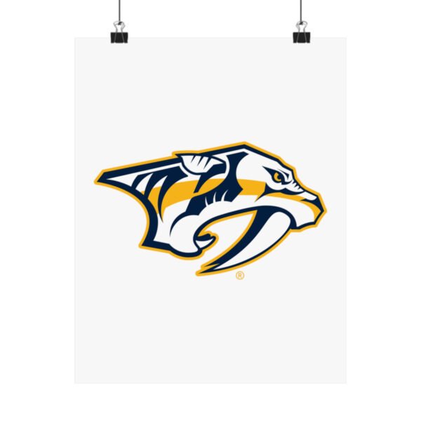 NHL Team Logos Nashville Predators Painting Bedroom Living Room Wall Art Décor Matte Vertical Posters
