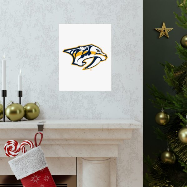 NHL Team Logos Nashville Predators Painting Bedroom Living Room Wall Art Décor Matte Vertical Posters