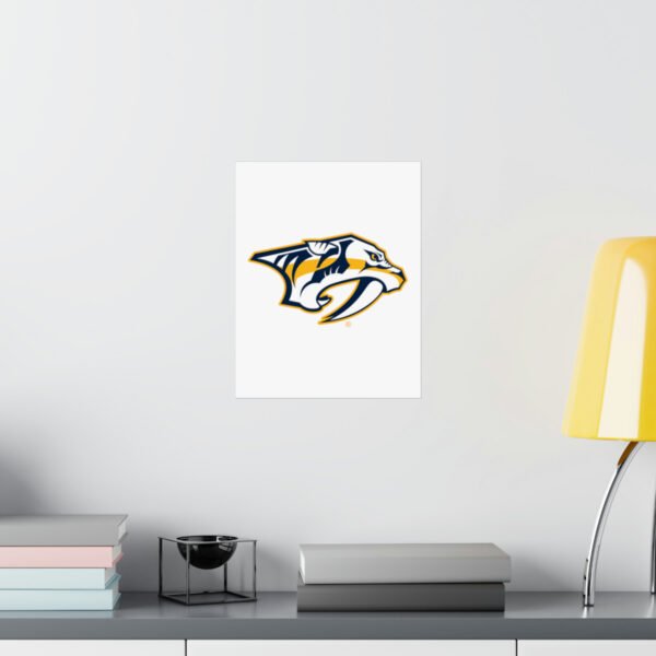 NHL Team Logos Nashville Predators Painting Bedroom Living Room Wall Art Décor Matte Vertical Posters